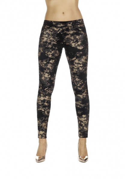 Women's leggings POLLY with a decorative application and...
