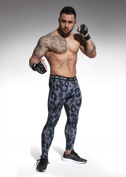 Men's sports leggings ALIEN with functional waistband