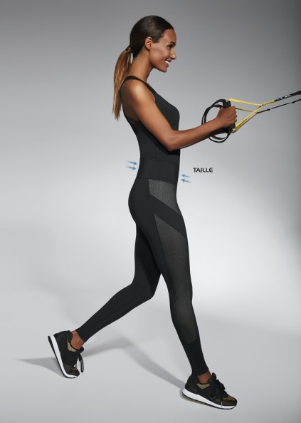 Sports leggings MISTY with a wasp waist effect and...