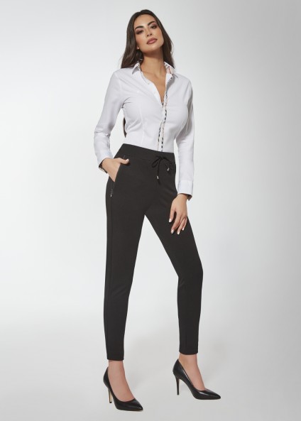 Элегантные женские брюки IDALIA с карманами на молнии